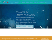 Tablet Screenshot of larryspool.com